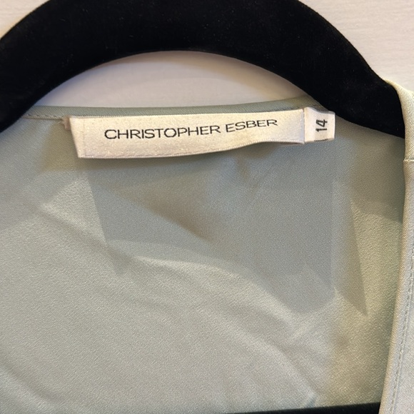 Christopher Esber Triquetra Front Tie Shirt Dress - Picture 3 of 6